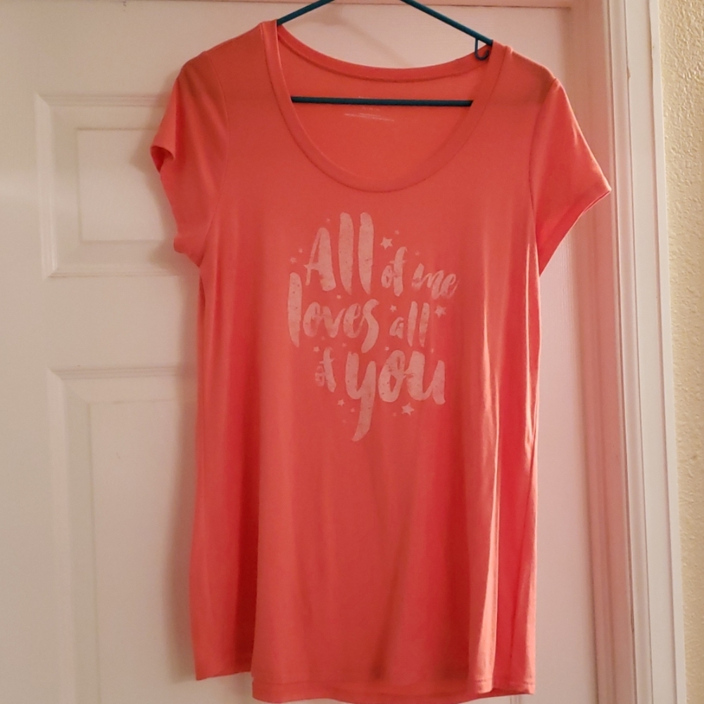 Peach Maternity Top